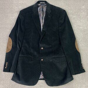 Lauren Ralph Lauren Corduroy Blazer Sport Coat Men's 40L Brown Elbow Patches